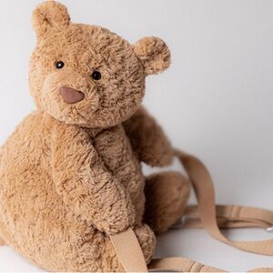 Jellycat Tan Teddy Bear Backpack